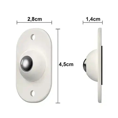 PACK 4 Ruedas Autoadhesivas 360° para muebles + REGALO Digital GRATIS