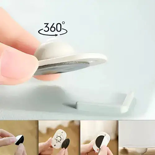 PACK 4 Ruedas Autoadhesivas 360° para muebles + REGALO Digital GRATIS
