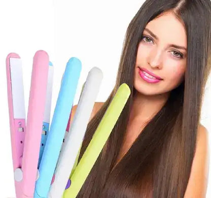 ¡Luce perfecta donde sea que vayas! Plancha Mini Viajera para Cabello de Cerámica