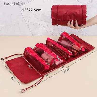 Pack cosmetico 4 en 1 Bolsa Organizadora de Maquillaje