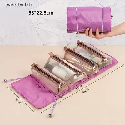 Pack cosmetico 4 en 1 Bolsa Organizadora de Maquillaje